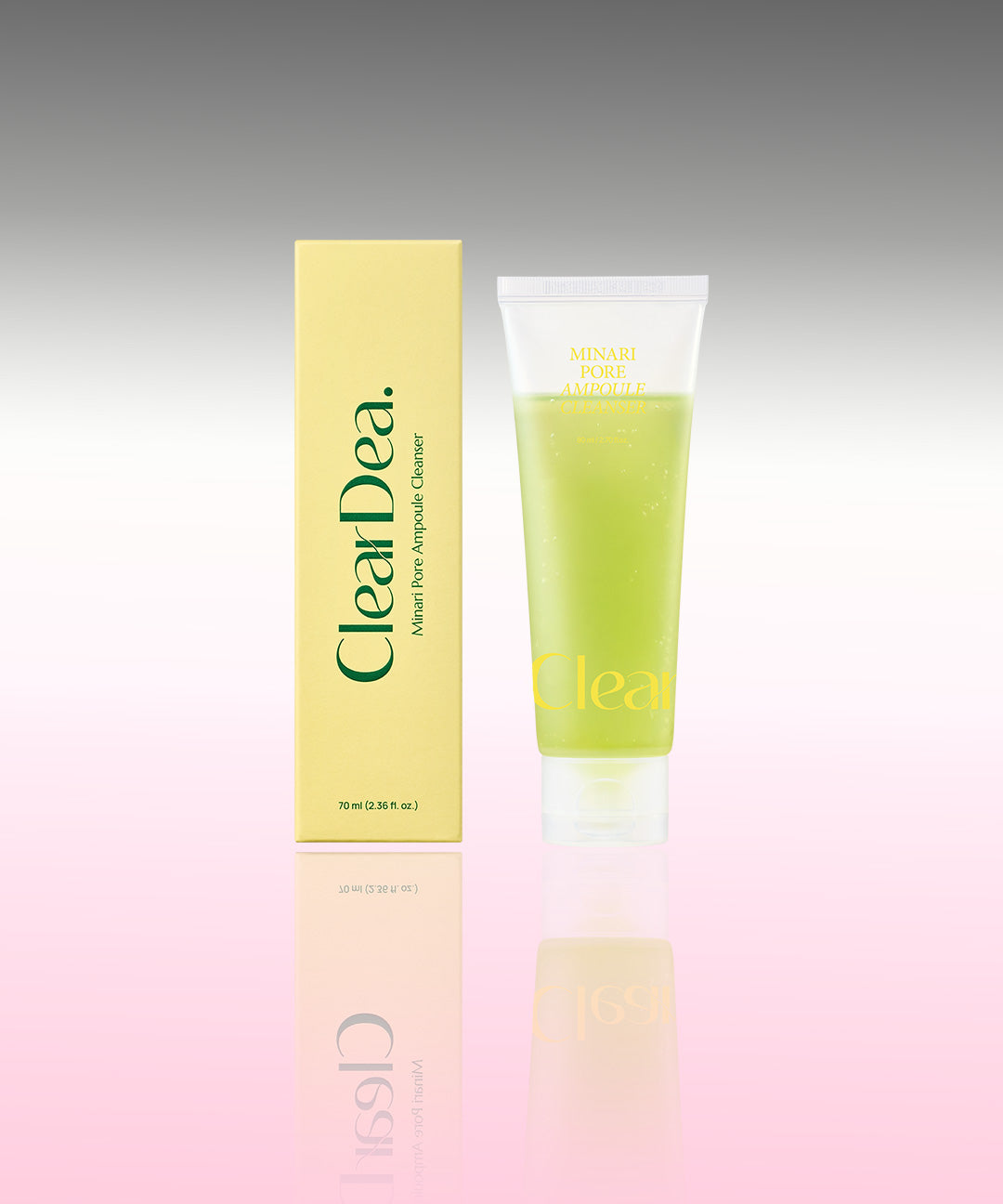 piyonna Slime Cleanser Minari Pore Ampoule Cleanser 80ml Soin de la peau Démaquillage Mousse & Gel nettoyant