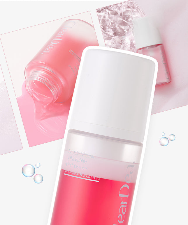 piyonna Gwangchae Bubble Toner Mucin Mineral Vita Bubble First Essence 60ml Face Care Serum