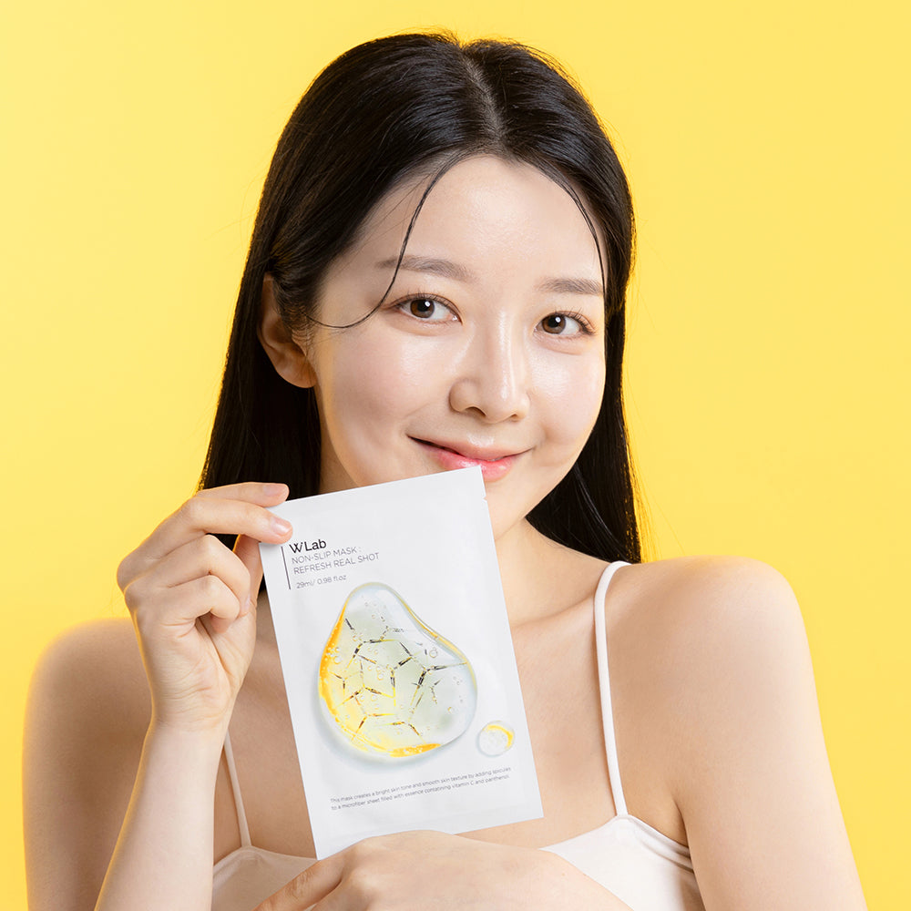 piyonna Non-Slip Mask Refresh Real Shot Soin de la peau Masque Masque visage