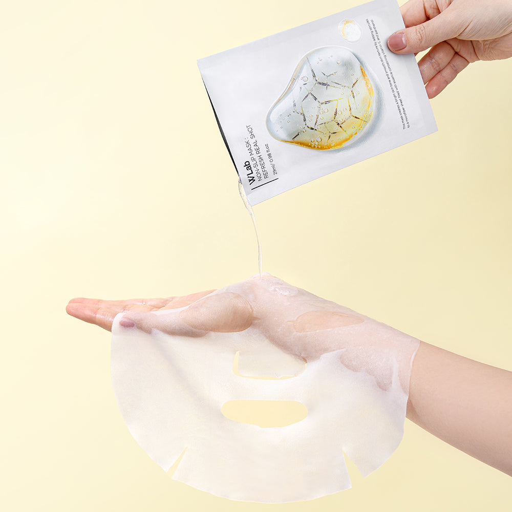 piyonna Non-Slip Mask Refresh Real Shot Soin de la peau Masque Masque visage