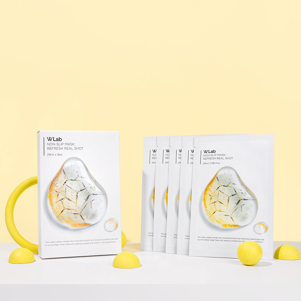 piyonna Non-Slip Mask Refresh Real Shot Soin de la peau Masque Masque visage