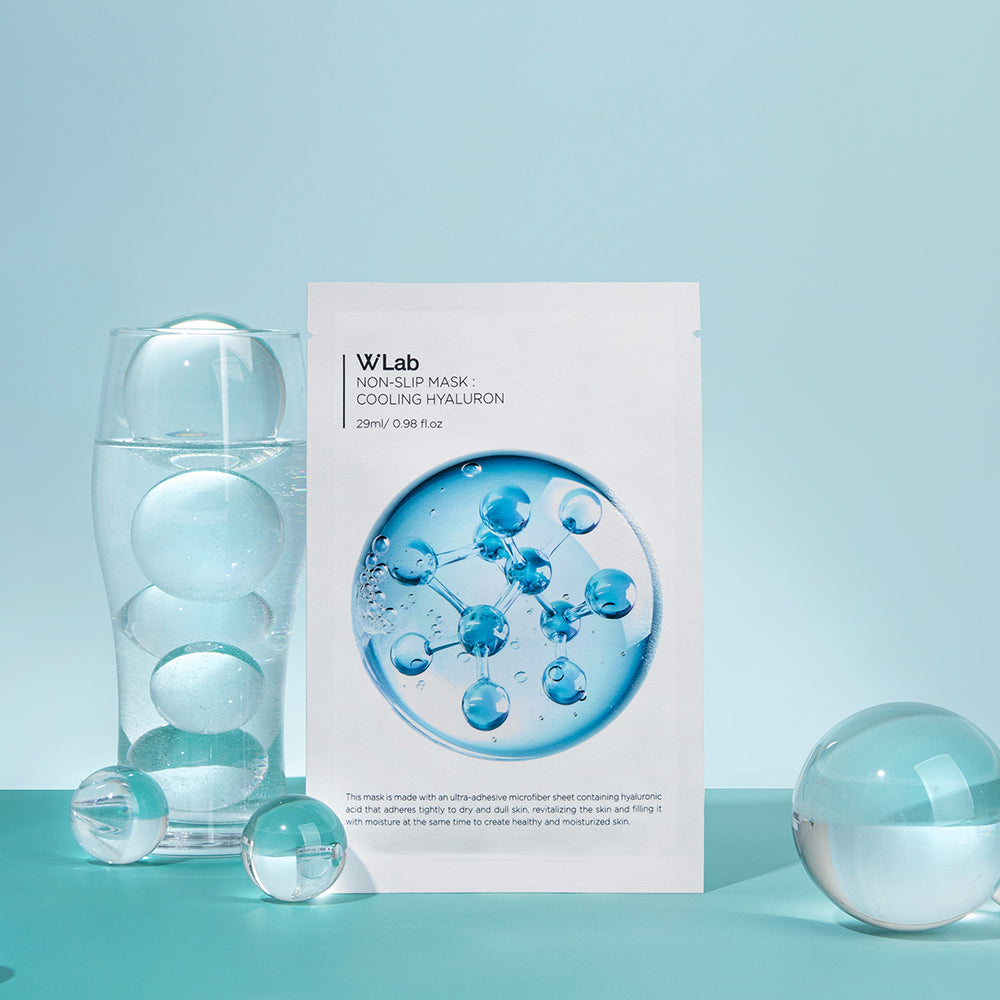 piyonna Non-Slip Mask Cooling Hyaluronic Acid Soin de la peau Masque Masque visage
