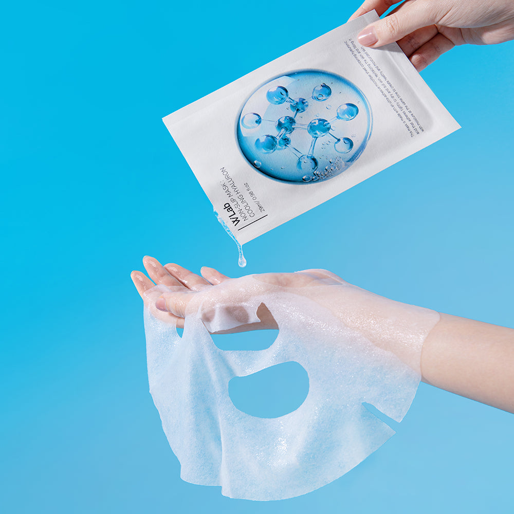piyonna Non-Slip Mask Cooling Hyaluronic Acid Soin de la peau Masque Masque visage