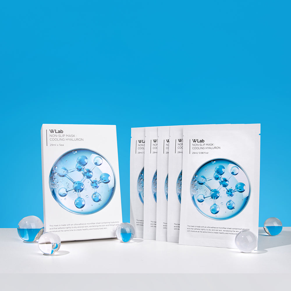 piyonna Non-Slip Mask Cooling Hyaluronic Acid Soin de la peau Masque Masque visage