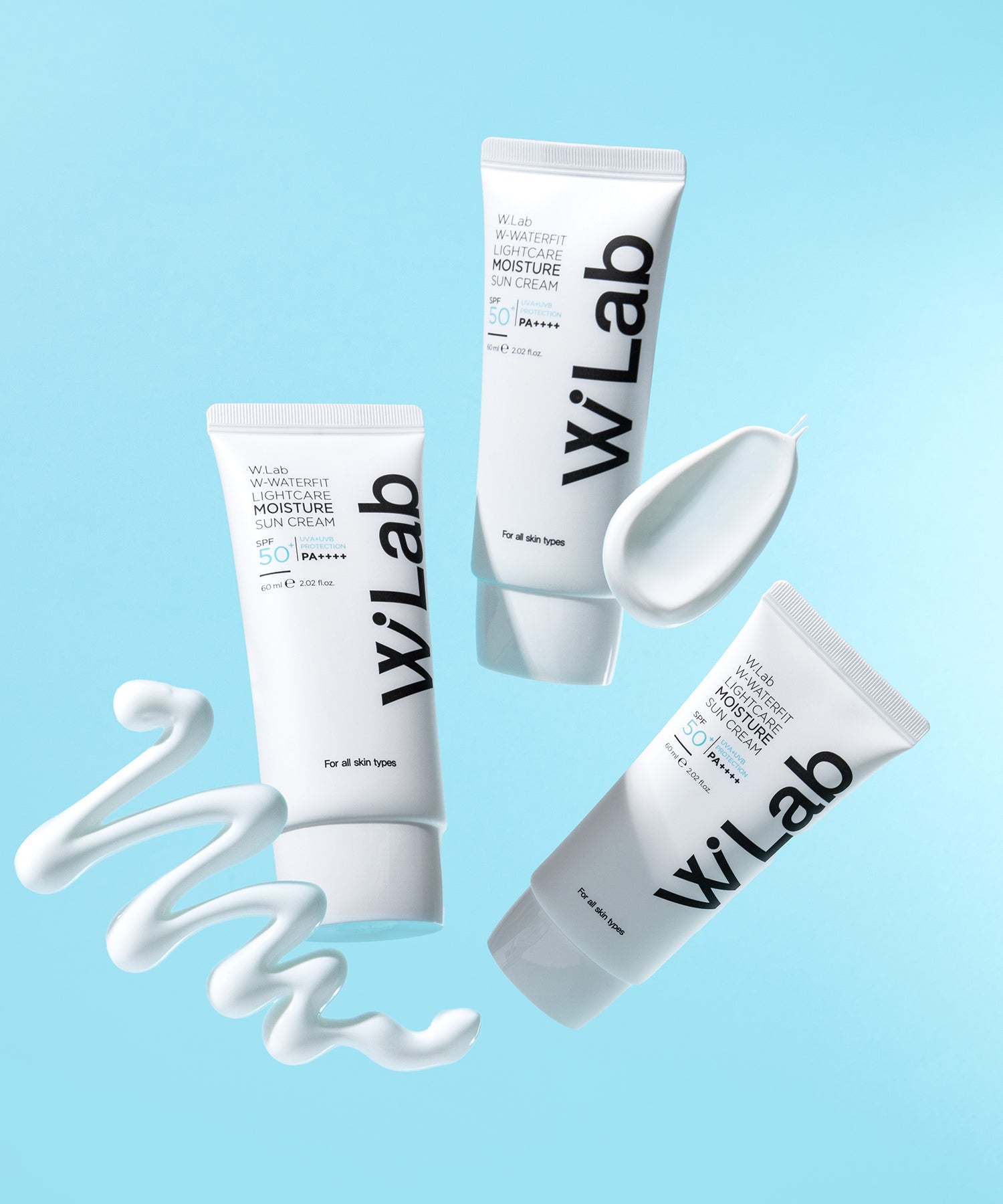 piyonna Waterfit Light Care Moisture Sun Cream 60ml SPF50+ PA++++ Solaire Crème solaire