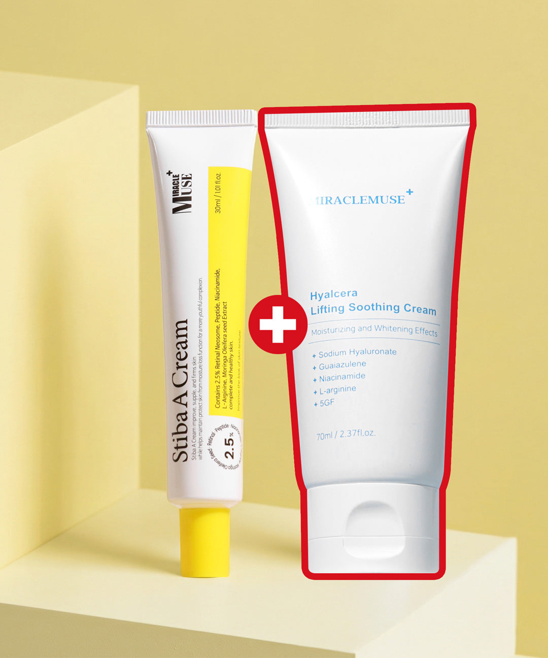 piyonna Stiva A and Soothing Cream Set Face Care Cream