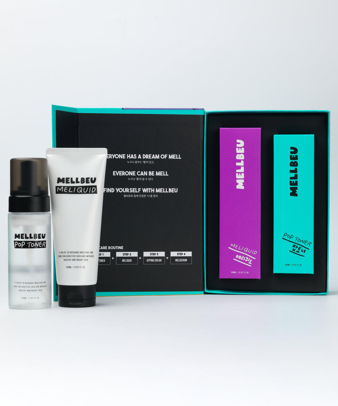 piyonna Melvieu Inner Dryness Pore Daily Care 2-Piece Set Soins visage Coffret soin