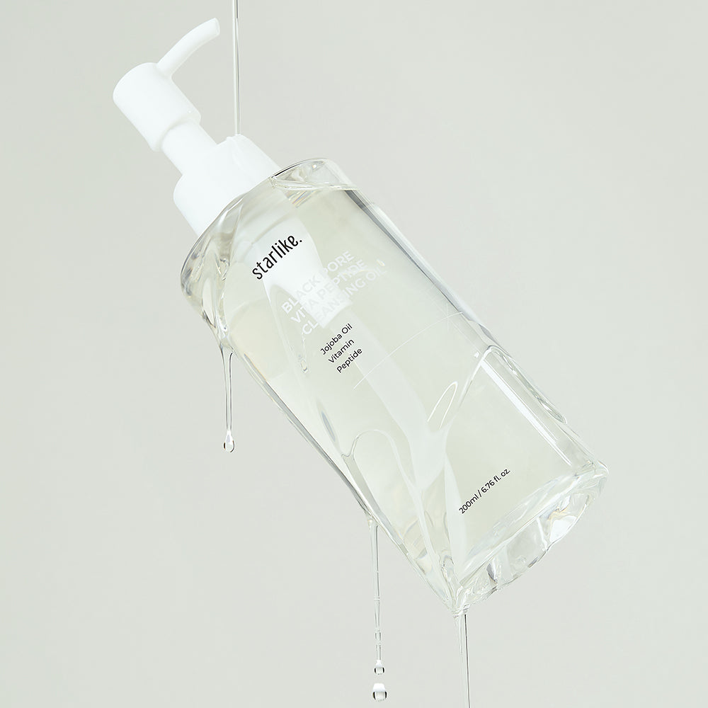 piyonna BLACK PORE VITA PEPTIDE CLEANSING OIL 200ml Face Care Cleanser Cleansing Oil