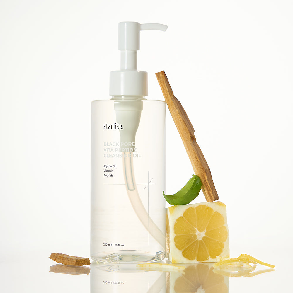 piyonna BLACK PORE VITA PEPTIDE CLEANSING OIL 200ml Face Care Cleanser Cleansing Oil
