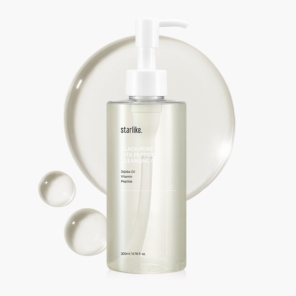 piyonna BLACK PORE VITA PEPTIDE CLEANSING OIL 200ml Face Care Cleanser Cleansing Oil