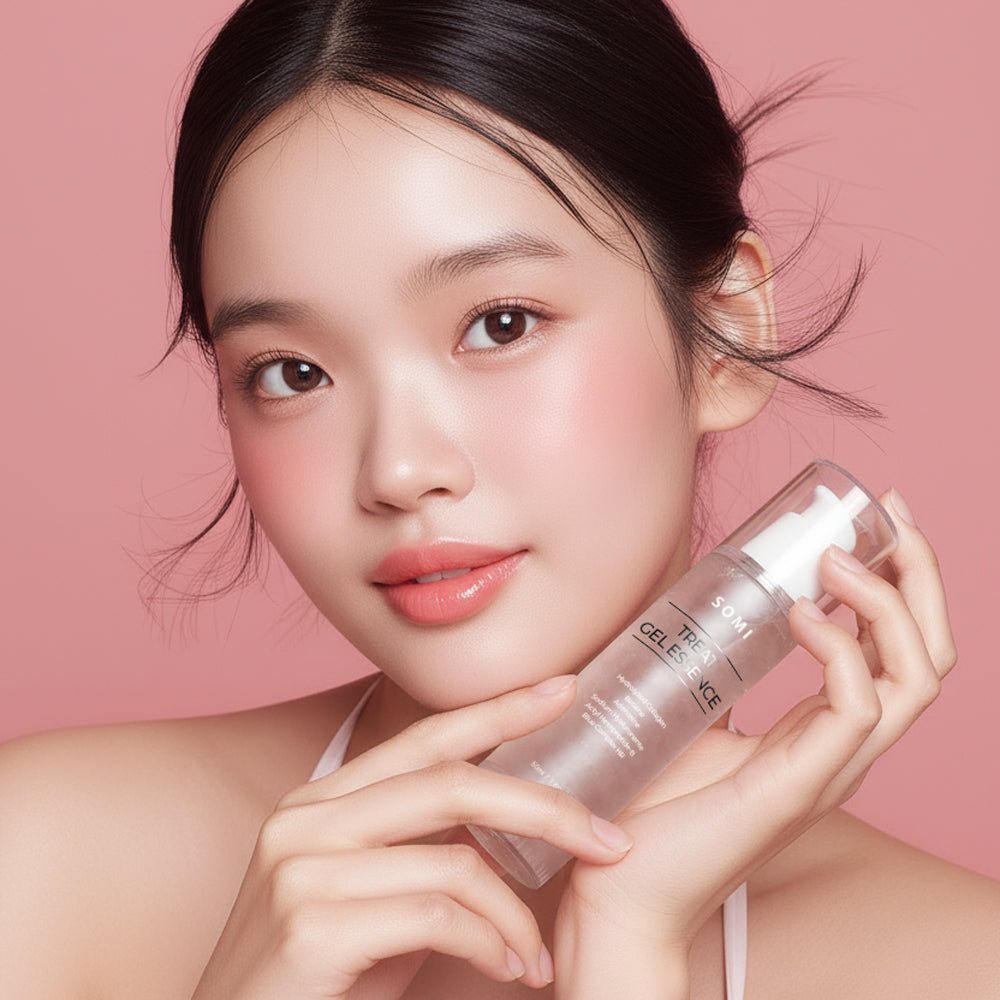 piyonna Somi Cosmetics Treat Gel Essence 50ml Collagen Hydrating Gel Type Soins visage Sérum