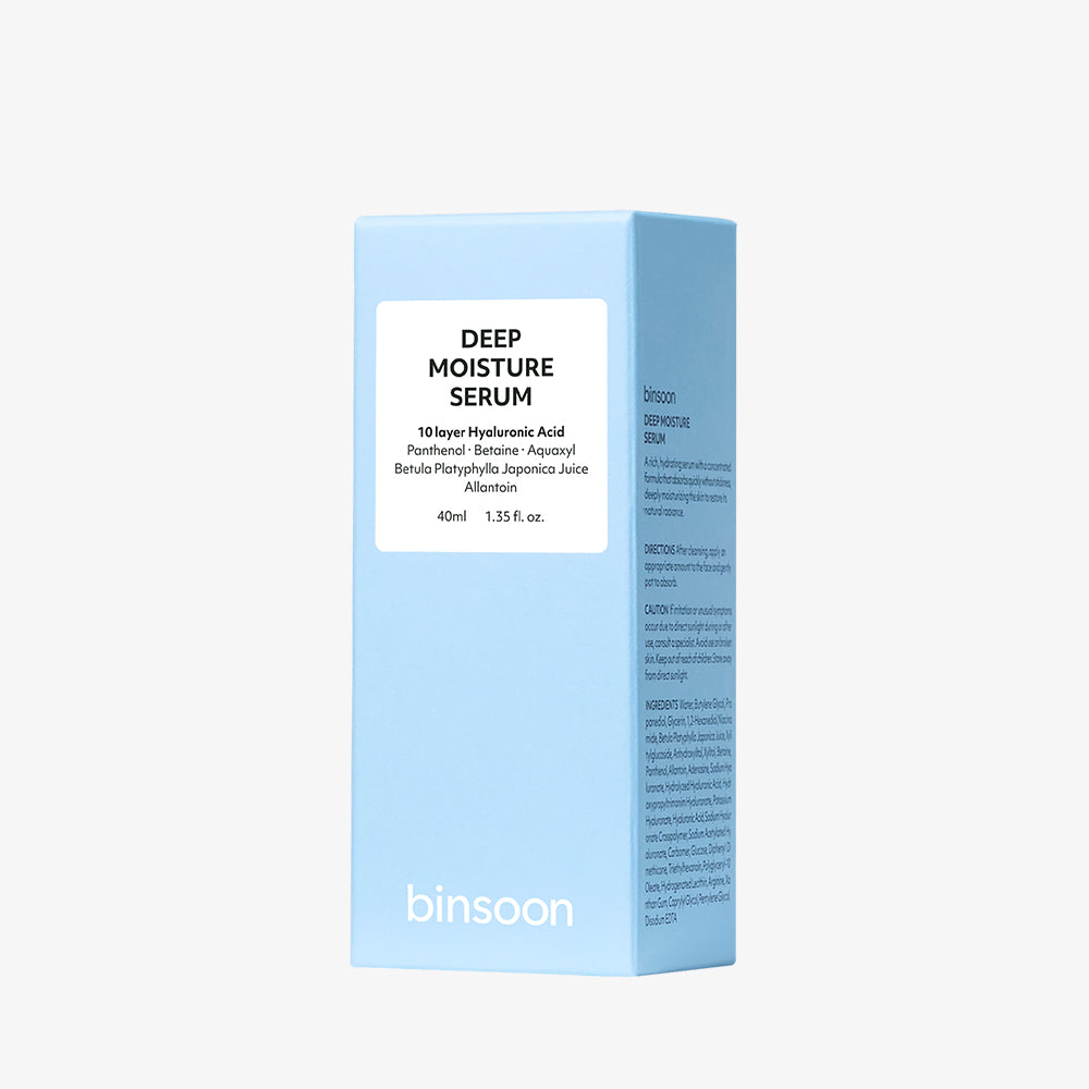 piyonna BINSOON Deep Moisture Serum Birch Sap + Hyaluronic Acid 40ml Face Care Serum