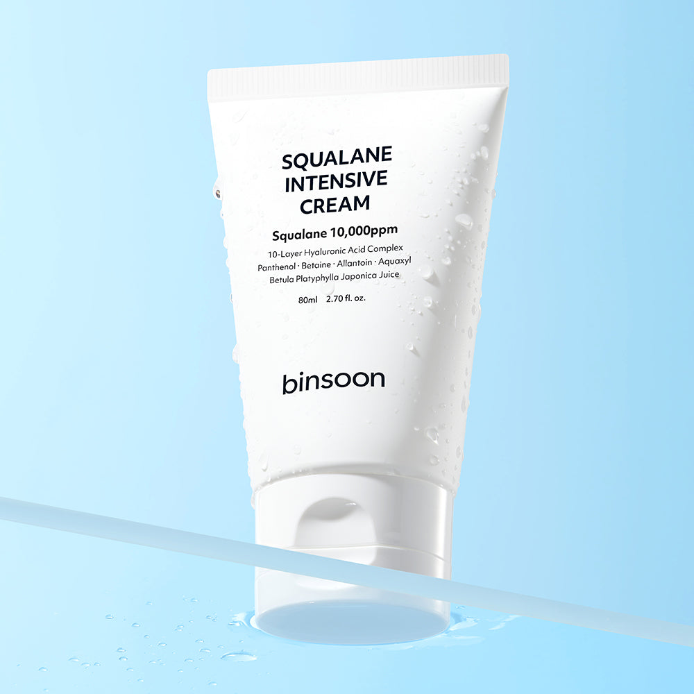 piyonna BINSOON Squalane Intensive Moisture Cream Panthenol + Hyaluronic Acid 80ml Face Care Cream