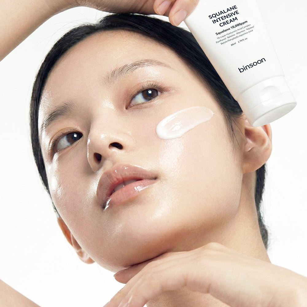 piyonna BINSOON Squalane Intensive Moisture Cream Panthenol + Hyaluronic Acid 80ml Face Care Cream