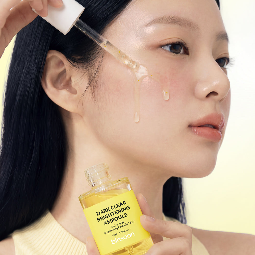 piyonna BINSOON Dark Clear Brightening Ampoule Niacinamide + Tranexamic Acid + Arbutin 40ml Face Care Serum