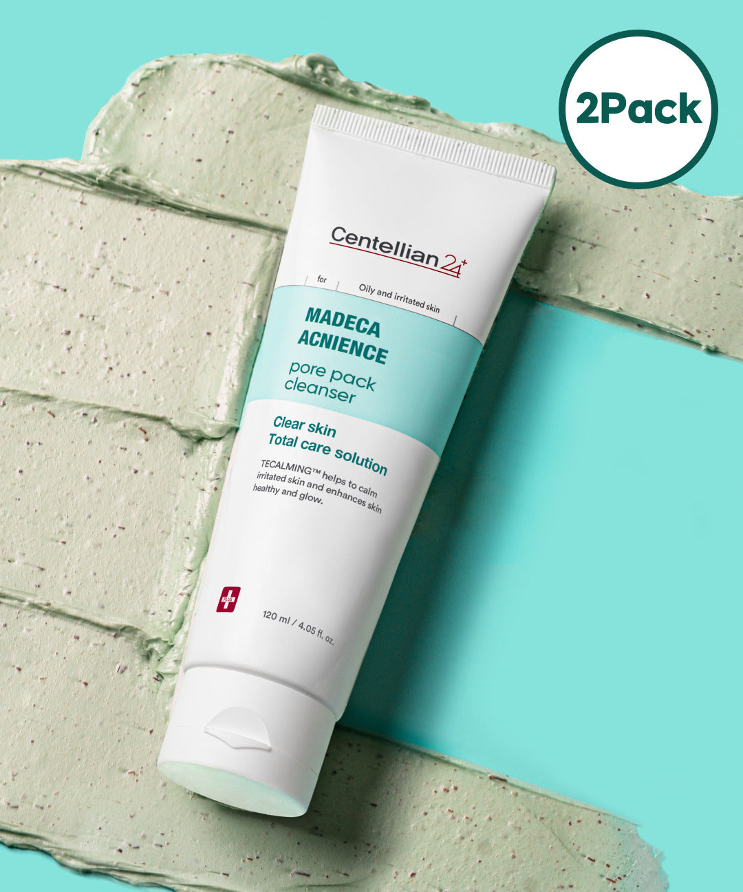 piyonna Madeca Acnience Pore Pack Cleanser 120ml Face Care Cleanser Cleansing Foam