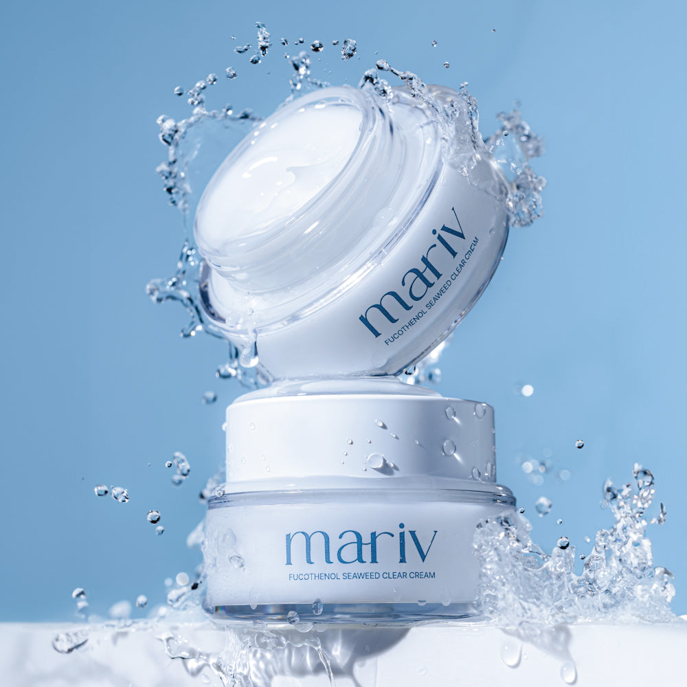 piyonna Mariv Fucotenol Seaweed Cream Acne Soothing Panthenol Cream Soins visage Crème