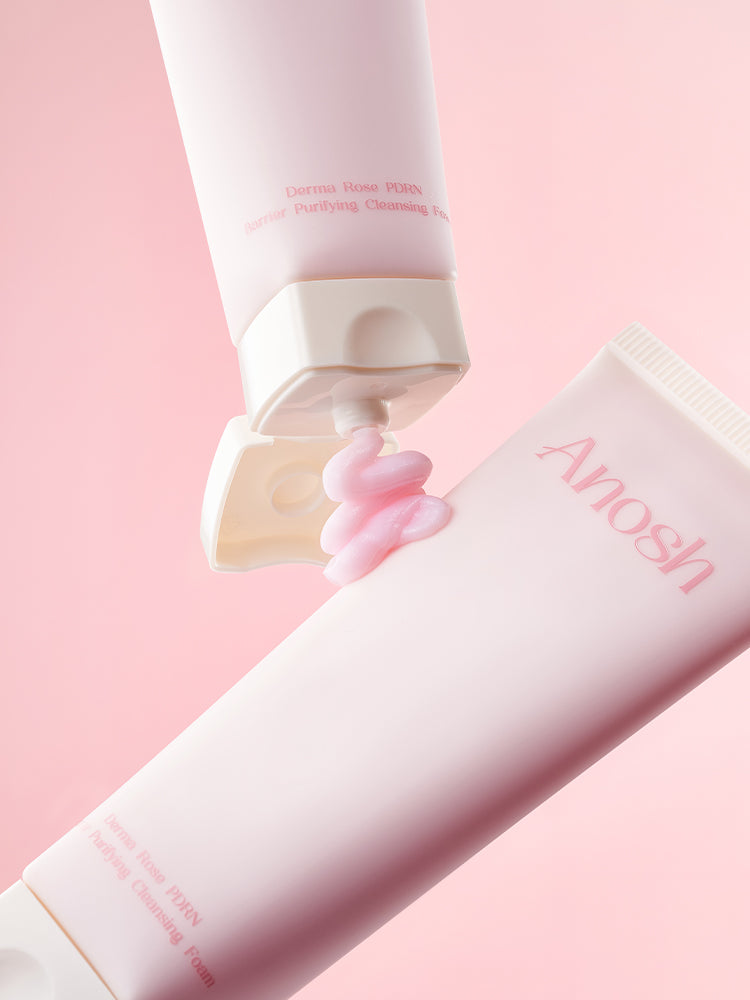 piyonna Anosh Derma Rose PDRN Barrier Purifying Cleansing Foam 130ml Soin de la peau Démaquillage Mousse & Gel nettoyant