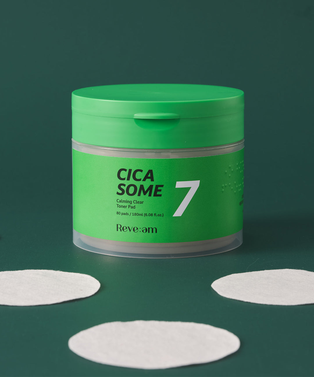 piyonna Hwajalmuk Cica Pad Calming Clear Pad 80 Sheets Soin de la peau Lotion tonique Pads tonifiants