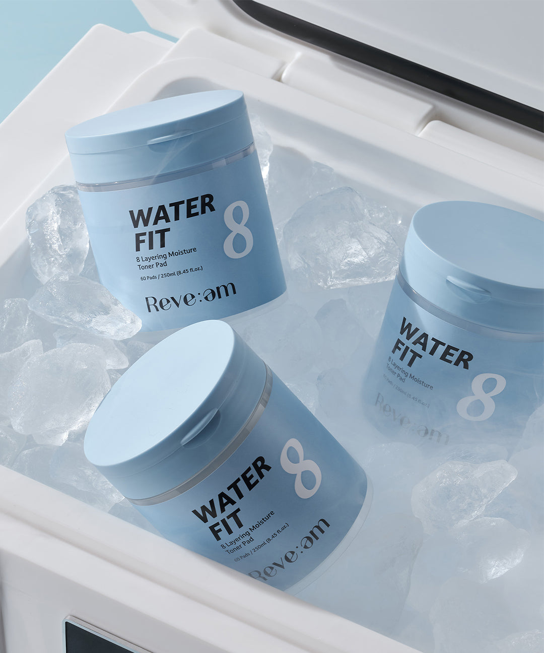 piyonna Waterfit 8-Layer Hydrating Pad 60 Sheets Soin de la peau Lotion tonique Pads tonifiants