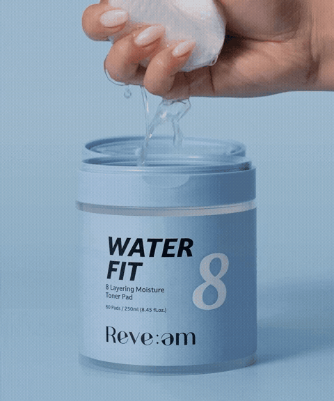 piyonna Waterfit 8 Hydrating Toner Pads 60 Sheets Soin de la peau Lotion tonique Pads tonifiants