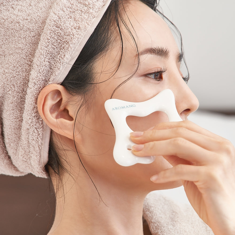piyonna Aromang FM Gua Sha Face Body Ceramic Massager Makeup Beauty Tools Massage Tool