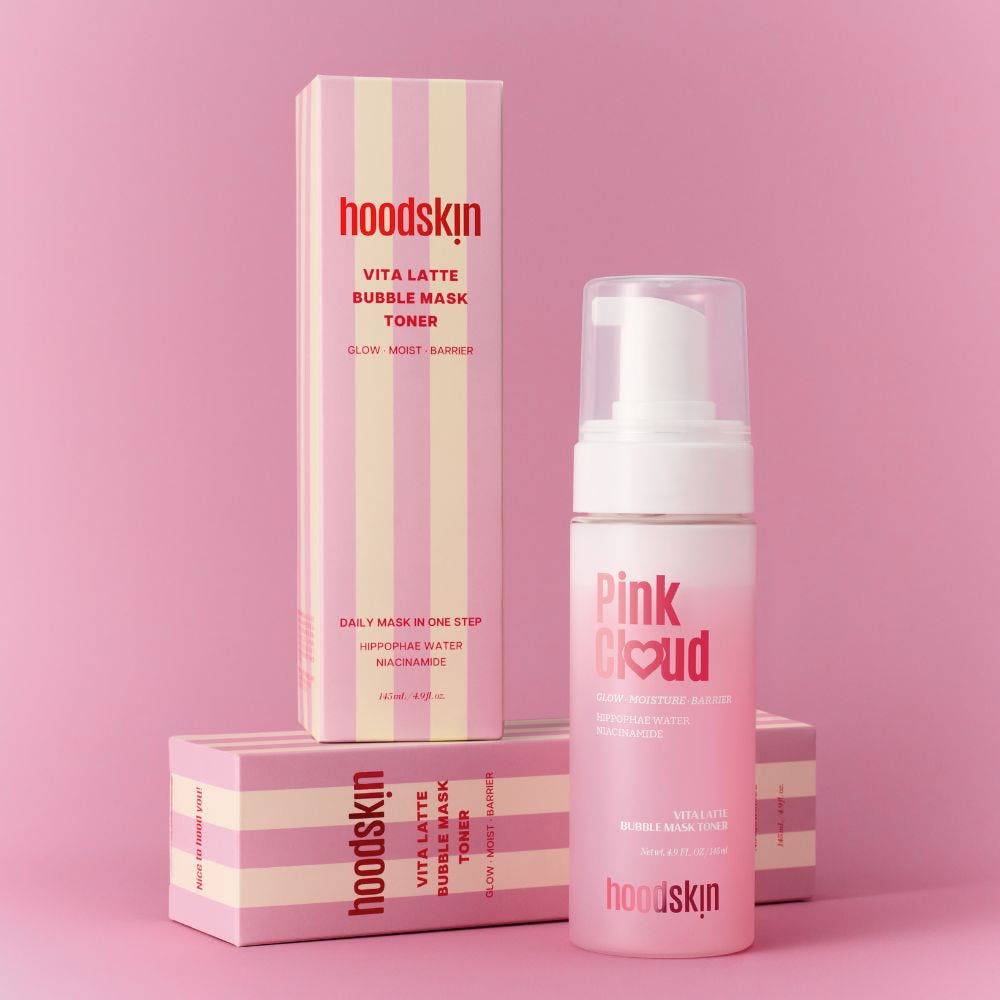 piyonna Vita Latte Bubble Mask Toner 3-TONE GLOW Soins visage Toner Lotion tonique