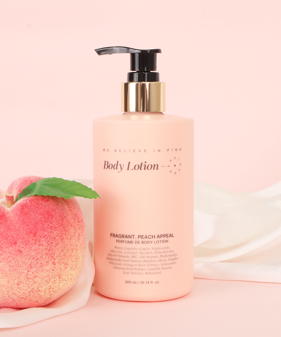 piyonna Perfume De Body Lotion Peach Appeal 300ml Corps & Cheveux Soin du corps Lait & Crème corps
