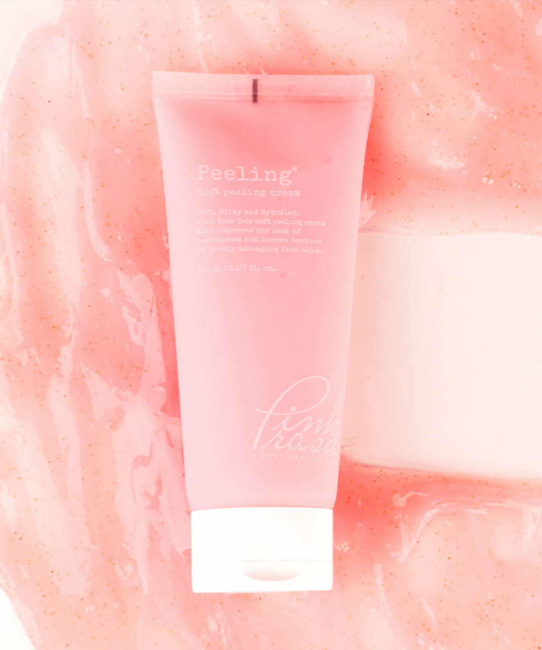 piyonna Pink Rosa Soft Peeling Cream 150ml Soin de la peau Démaquillage Peeling & Gommage