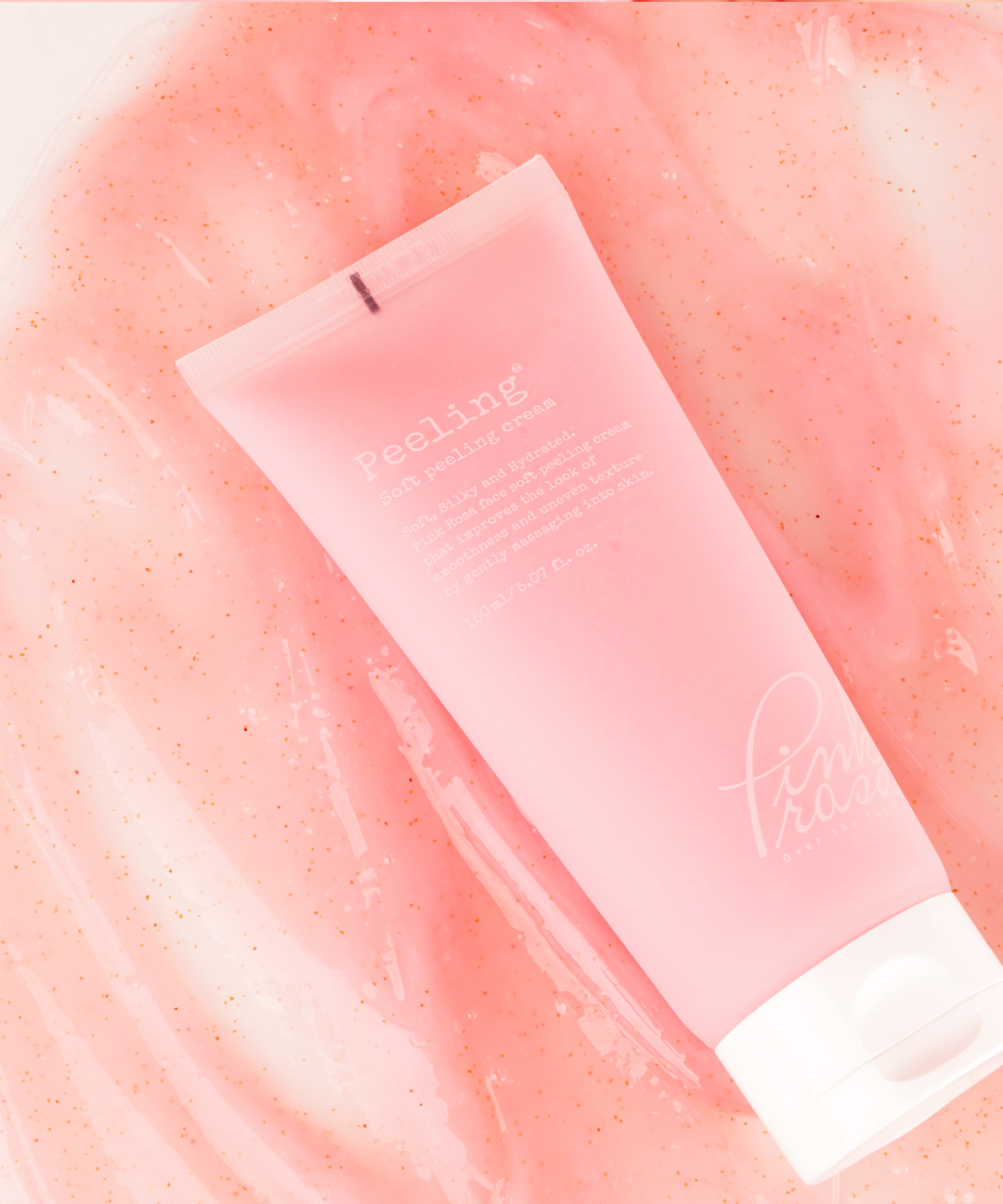 piyonna Pink Rosa Soft Peeling Cream 150ml Soin de la peau Démaquillage Peeling & Gommage