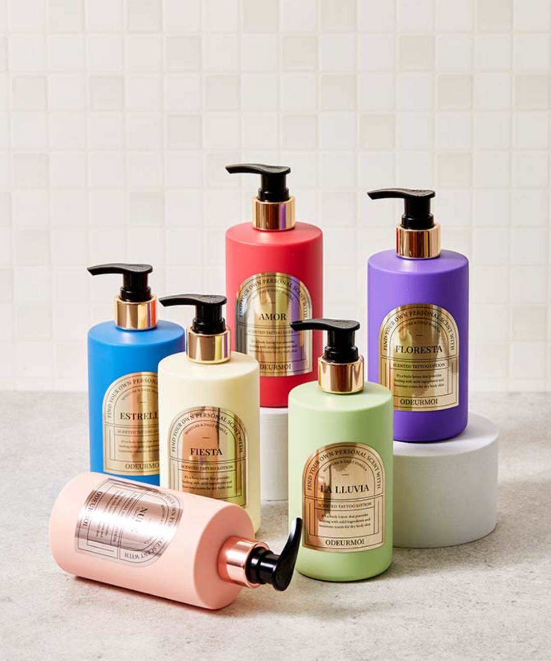 piyonna Scented Tattoo Body Lotion 6 Types 300ml Corps & Cheveux Soin du corps Lait & Crème corps