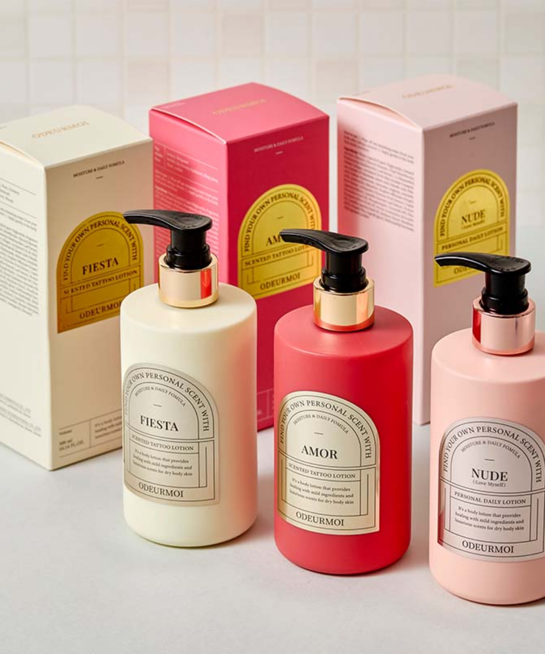 piyonna Scented Tattoo Body Lotion 6 Types 300ml Corps & Cheveux Soin du corps Lait & Crème corps