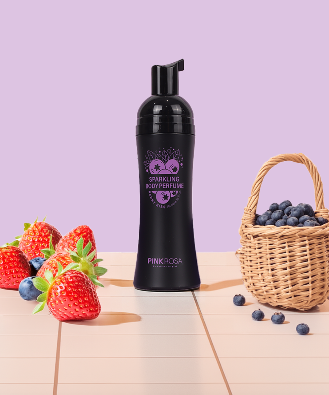 piyonna Sparkling Body Perfume Berry Kiss 141ml Corps & Cheveux Soin du corps Huile corps