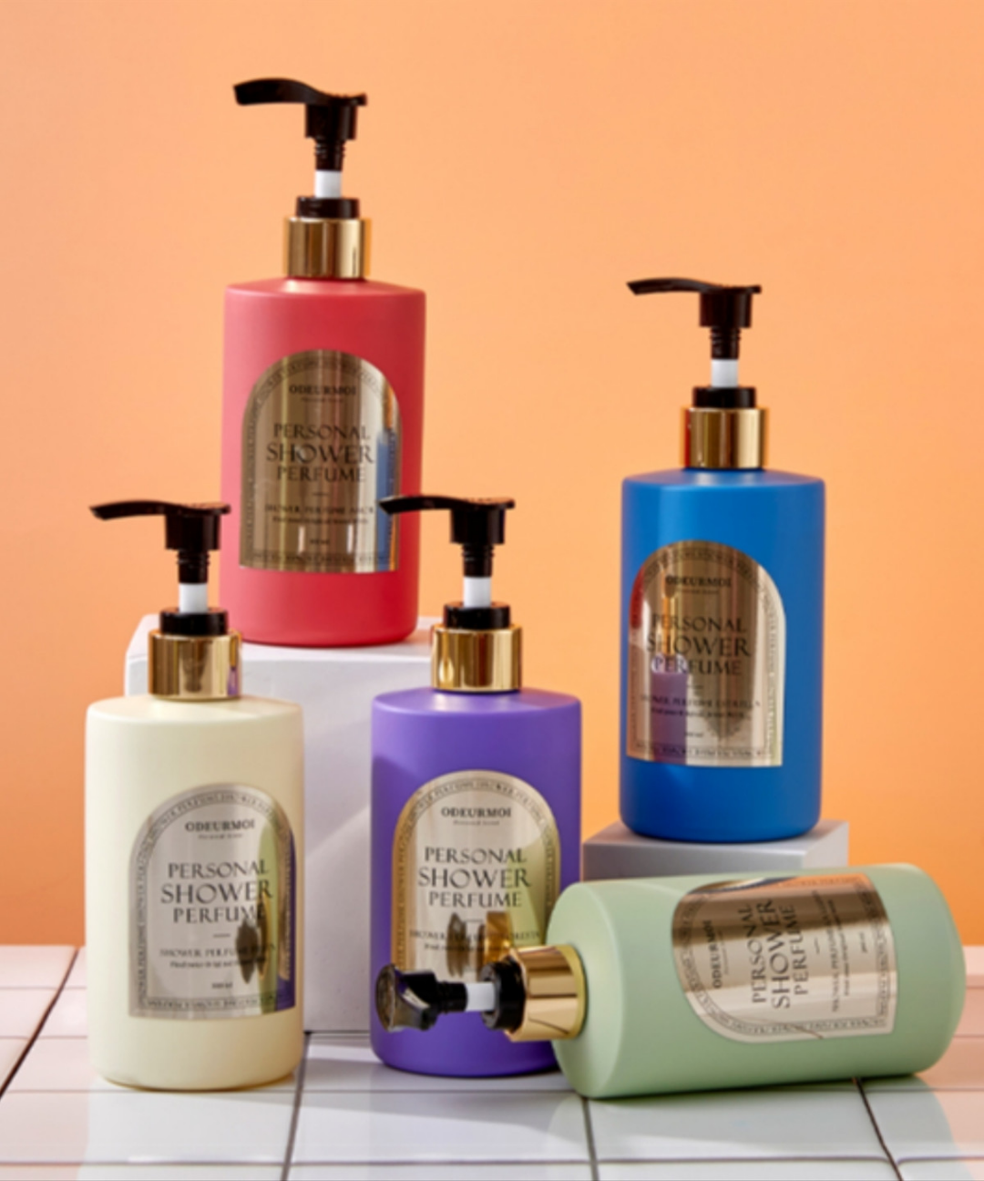 piyonna Personal Shower Perfume 5 Types 300ml Corps & Cheveux Soin du corps Gel douche