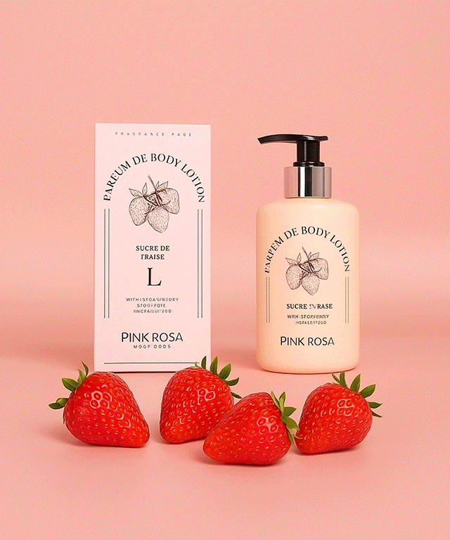 piyonna Perfume de Body Lotion Strawberry Sorbet 300ml Hair Body Care Body Care Body Lotion & Cream