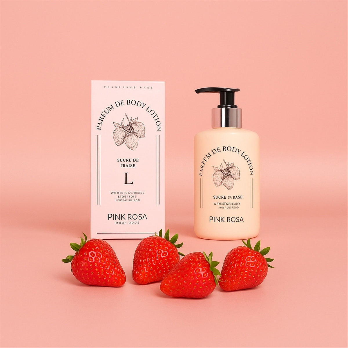 piyonna Perfume de Body Lotion Strawberry Sorbet 300ml Hair Body Care Body Care Body Lotion & Cream