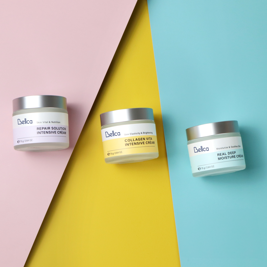 piyonna Belka Cream 3 Types Hydration Radiance Nutrition Soin de la peau Lotion Crème