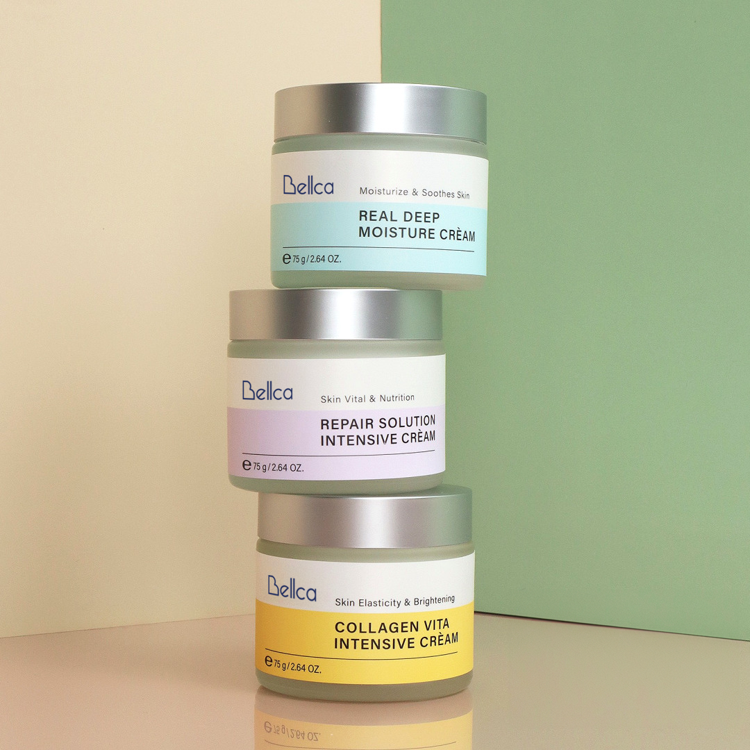 piyonna Belka Cream 3 Types Hydration Radiance Nutrition Soin de la peau Lotion Crème