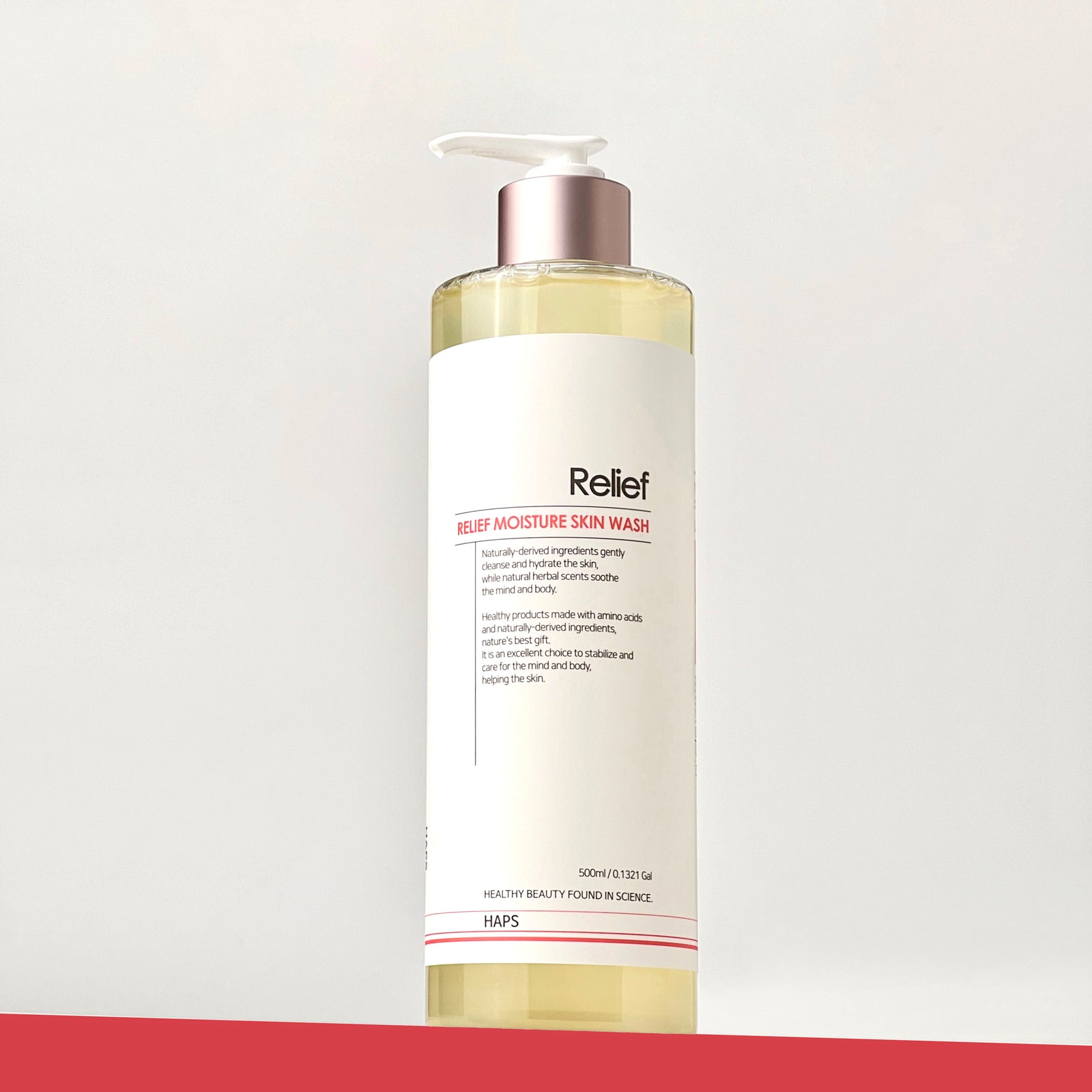 piyonna Haps Relief Moisture Skin Wash Rose Cheveux & Soins corps Soin du corps Gel douche