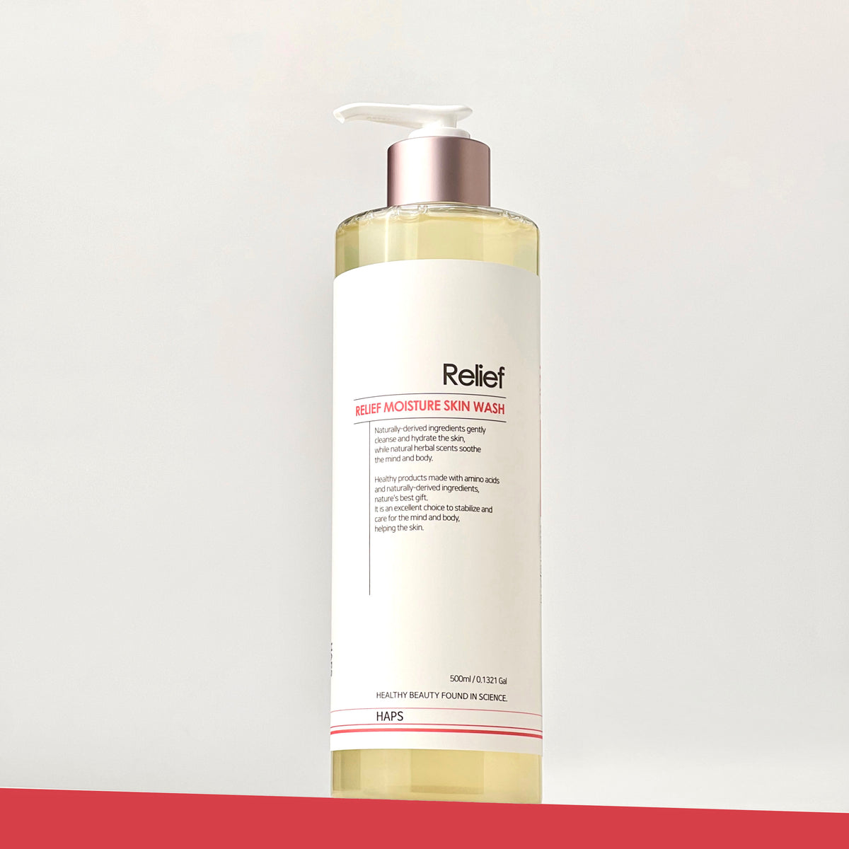 piyonna Haps Relief Moisture Skin Wash Rose Cheveux & Soins corps Soin du corps Gel douche