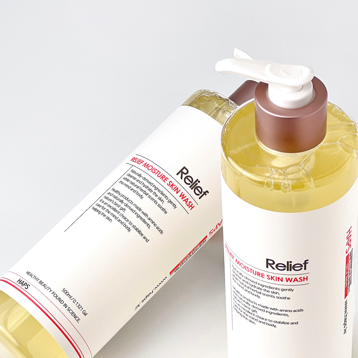 piyonna Haps Relief Moisture Skin Wash Rose Cheveux & Soins corps Soin du corps Gel douche