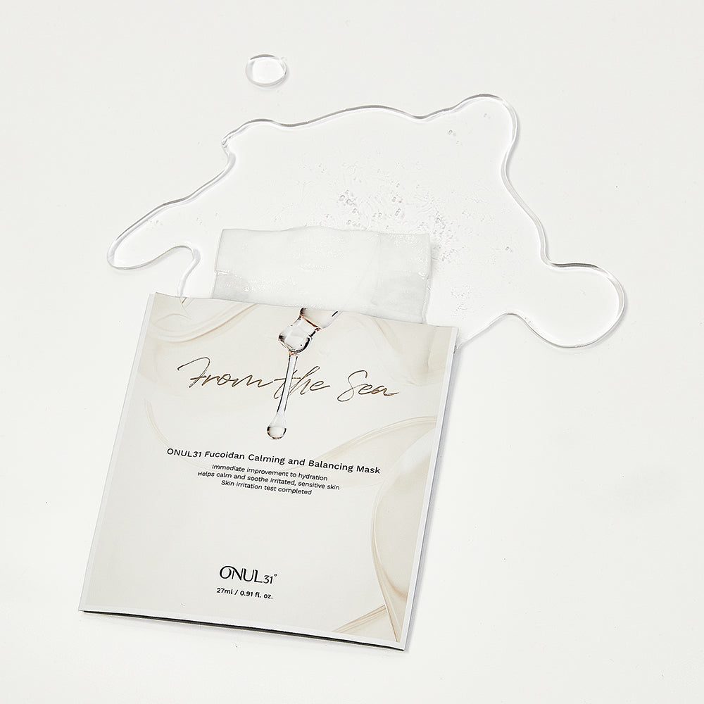 piyonna Oneul31 Fucoidan Calming and Balancing Mask Pack 1box 5P Masque Masque visage
