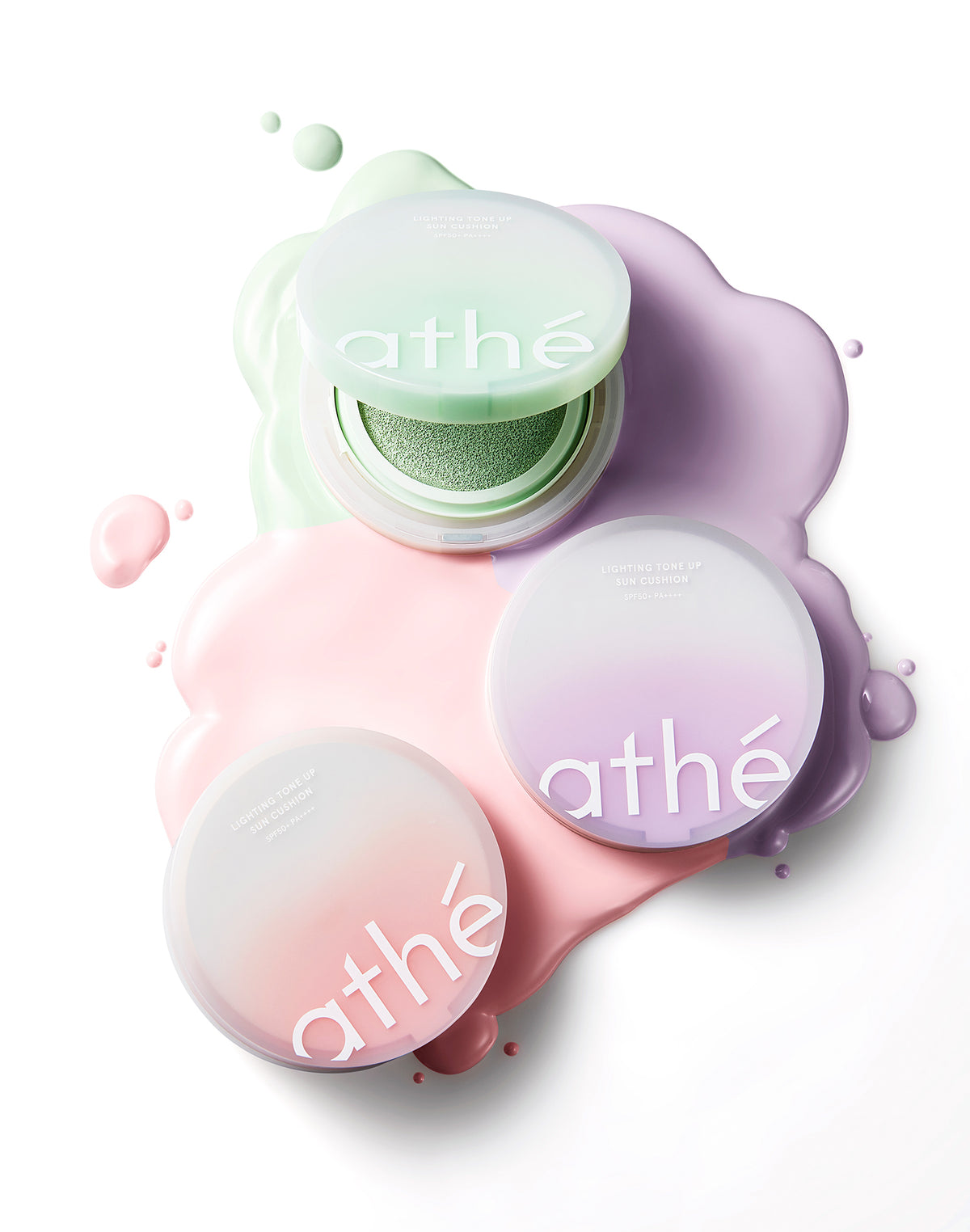 piyonna Atte Tone Up Sun Cushion Refill 3 Colors Soin de la peau Solaire Cushion & Poudrier solaire