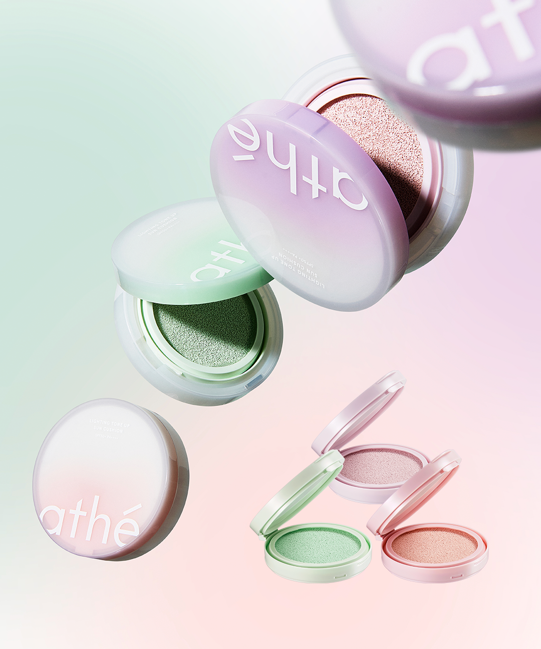 piyonna Atte Tone Up Sun Cushion Refill 3 Colors Soin de la peau Solaire Cushion & Poudrier solaire
