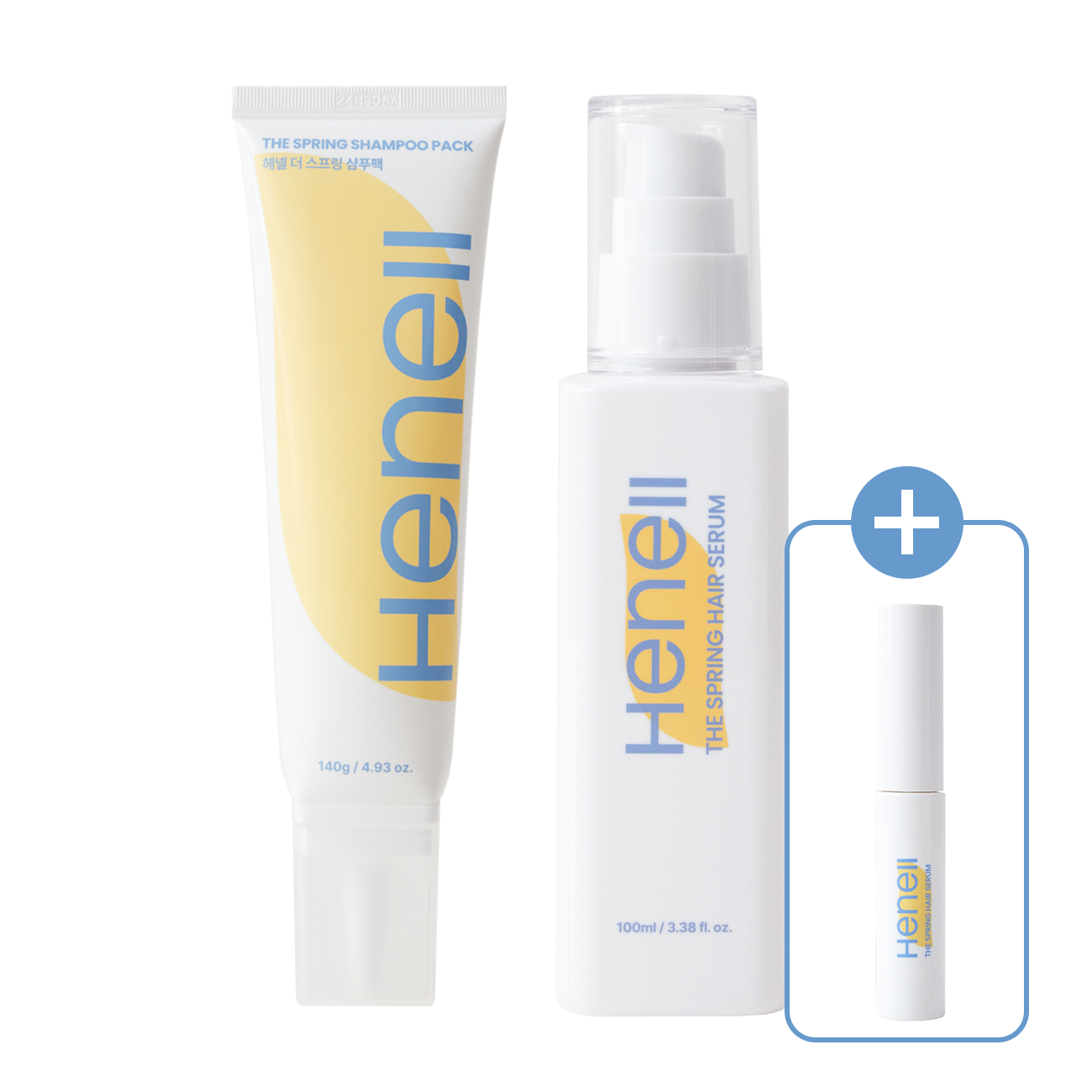 piyonna Healthy Hair Haenel The Spring Scalp Hair Intensive Care Duo (Shampoo Pack 140g, Hair Serum 100ml+5ml) Corps & Cheveux Soin cheveux Shampooing