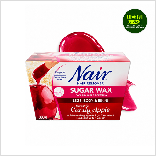 piyonna Nair Apple Sugar Hair Removal Wax 300g Cheveux & Soins corps Soin du corps Épilation