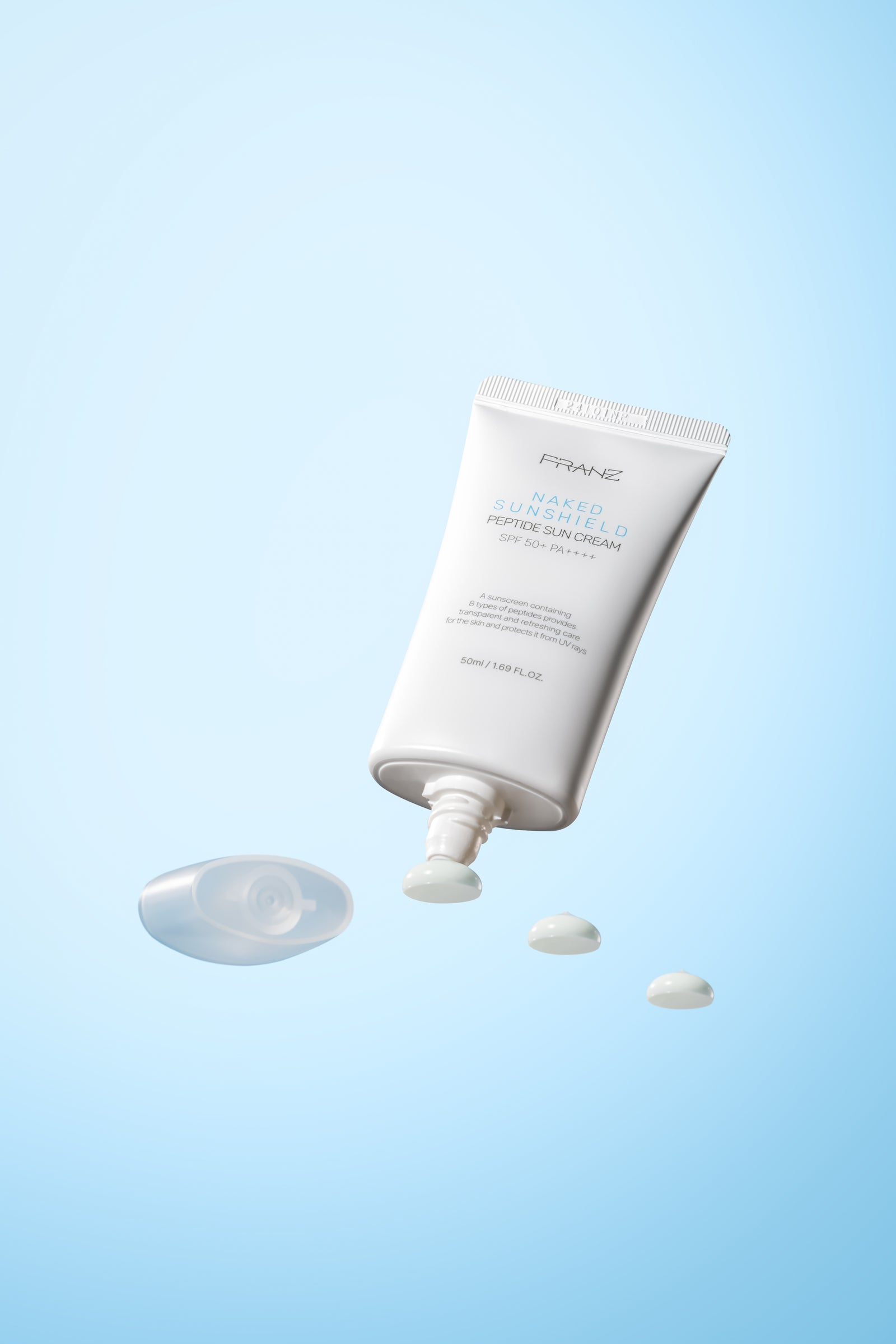 piyonna Naked Sunshield Peptide Sun Cream 50ml SPF50+ PA++++ Soin de la peau Solaire Crème & Lotion solaire