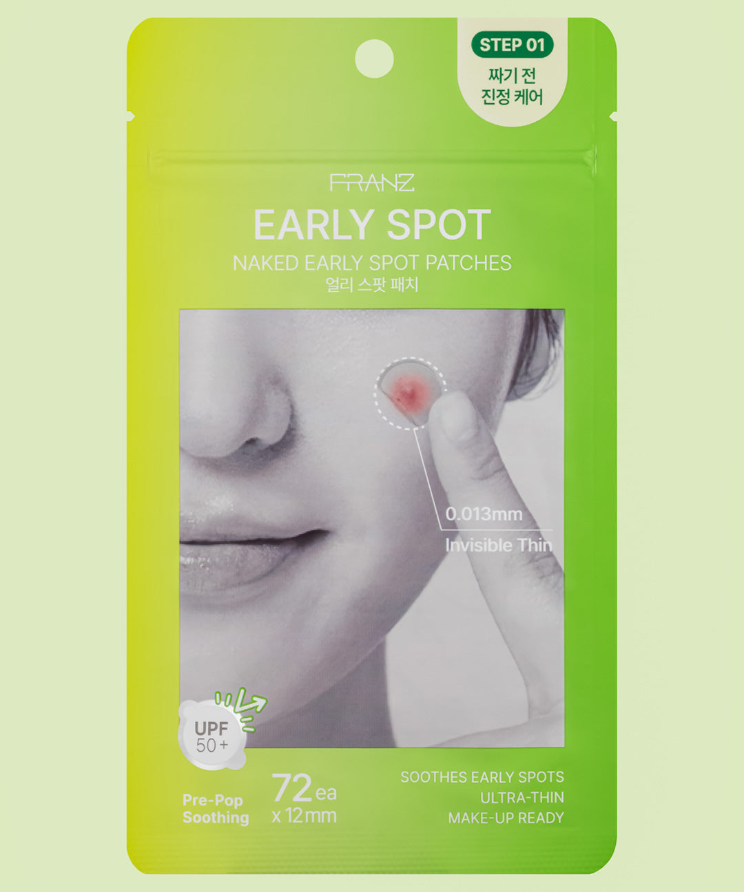 piyonna Franz Naked Early Spot Acne Patch 72 Patches Soin de la peau Masque Patch