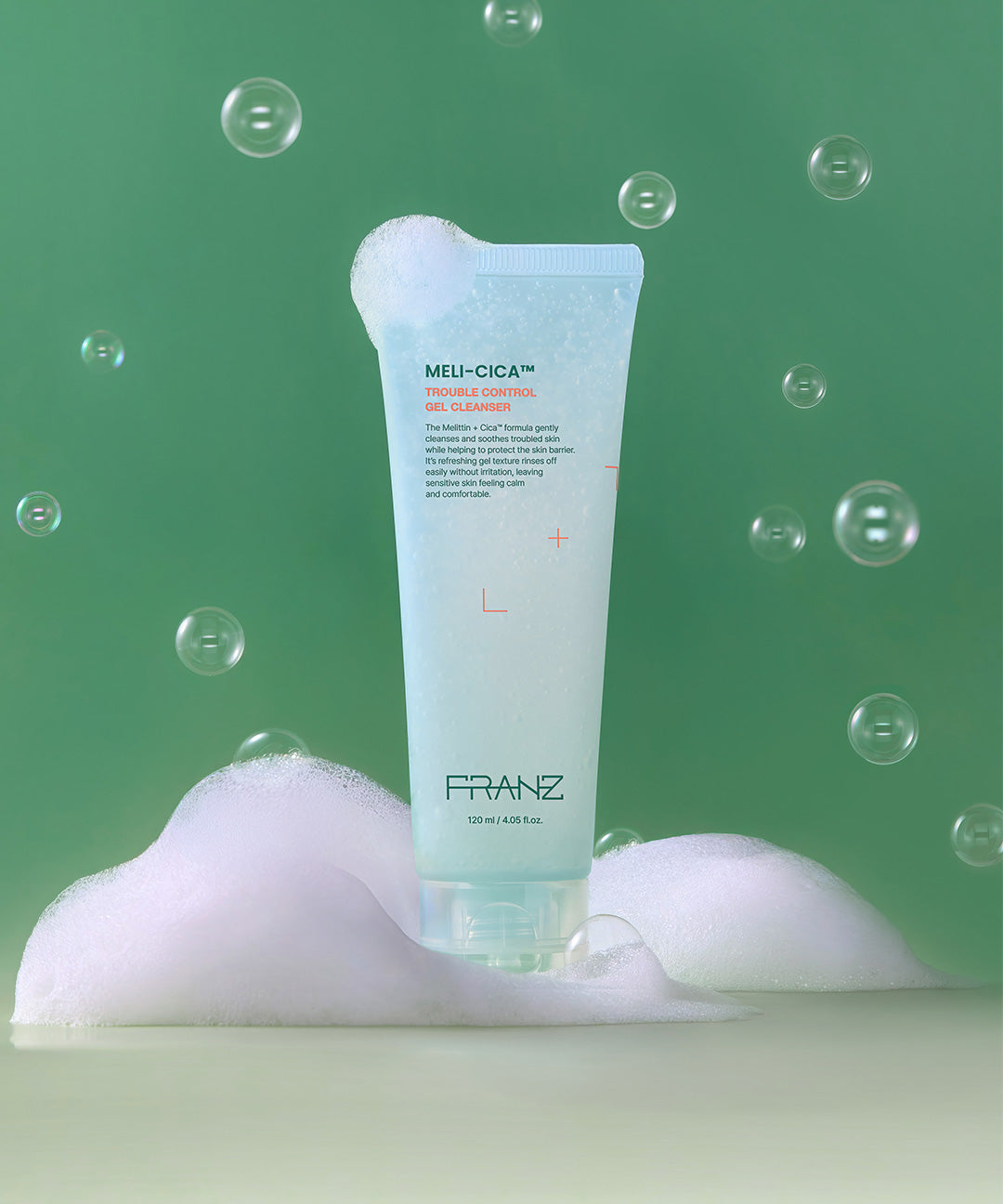 piyonna Melisica Trouble Control Gel Cleanser 120ml Soin de la peau Démaquillage Mousse & Gel nettoyant