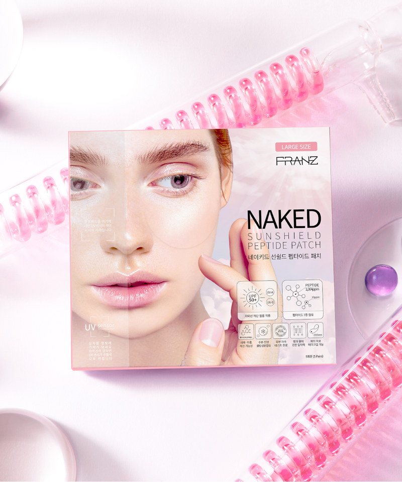 piyonna Naked Sunshield Peptide Patch L Size 5 Sheets Face Mask Patch